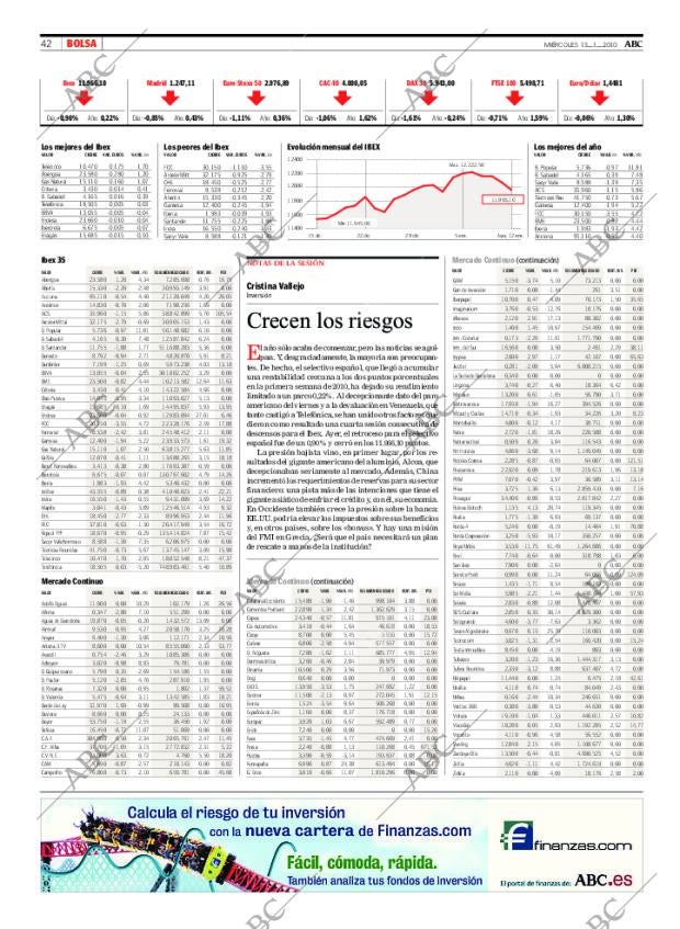 ABC MADRID 13-01-2010 página 42