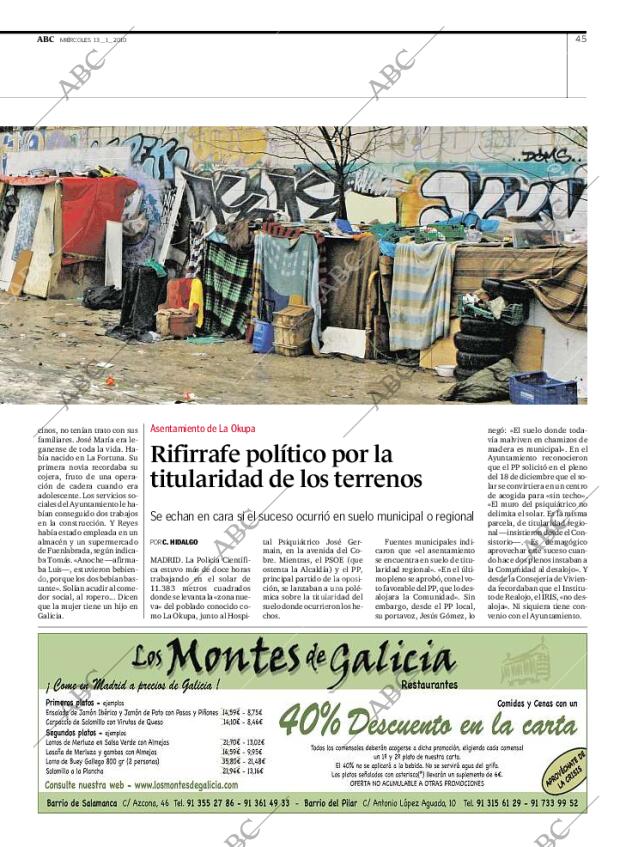 ABC MADRID 13-01-2010 página 45