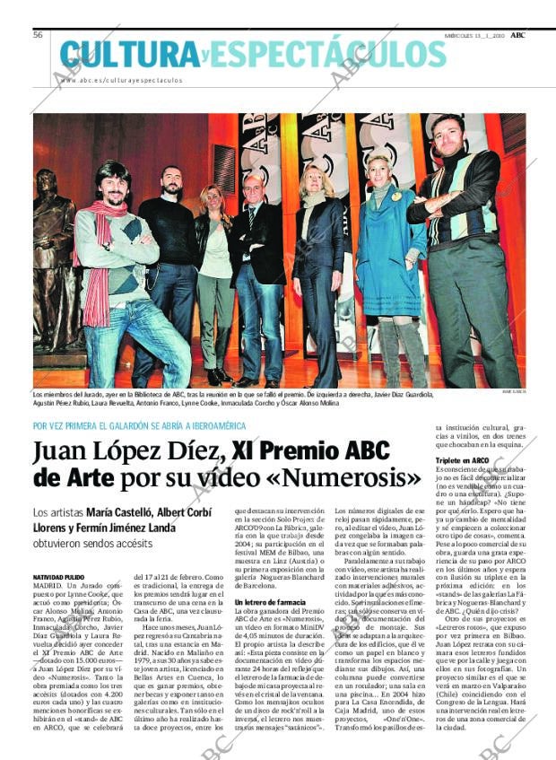 ABC MADRID 13-01-2010 página 56