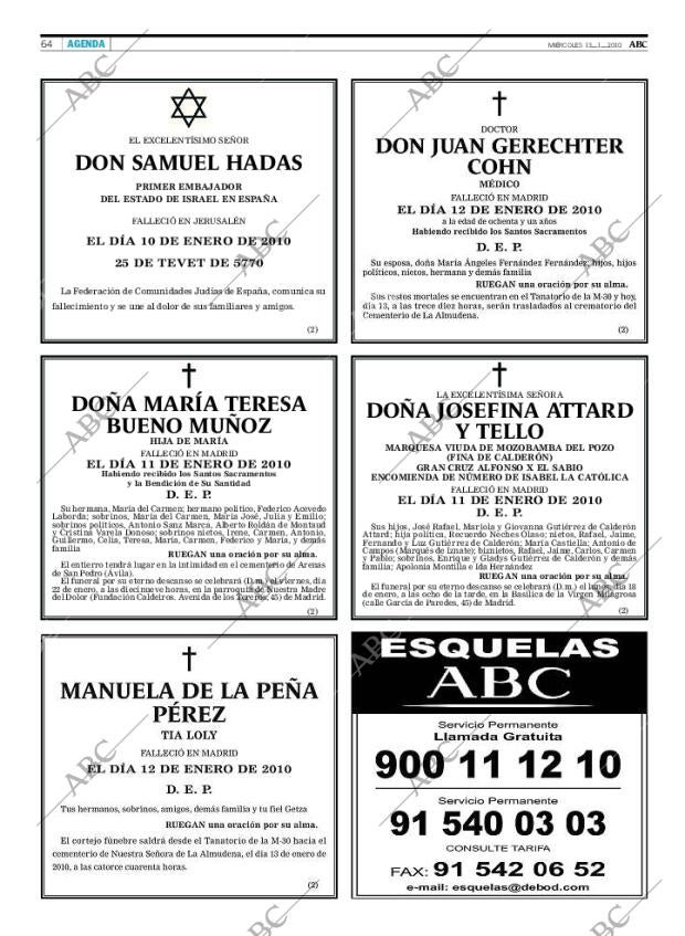 ABC MADRID 13-01-2010 página 64