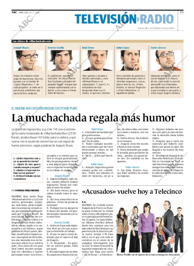 ABC MADRID 13-01-2010 página 85