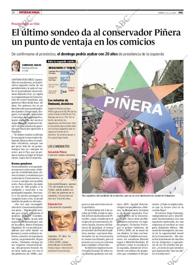 ABC MADRID 15-01-2010 página 36
