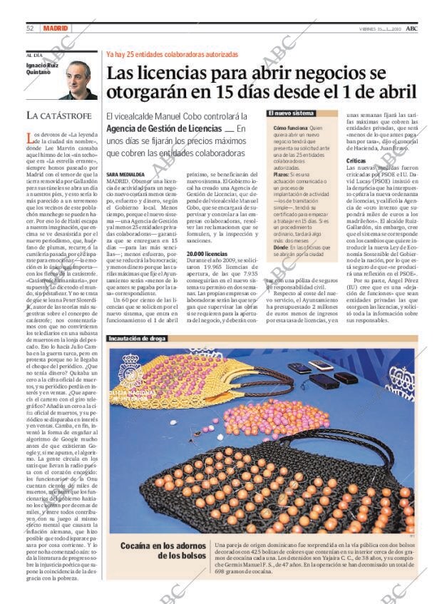 ABC MADRID 15-01-2010 página 52