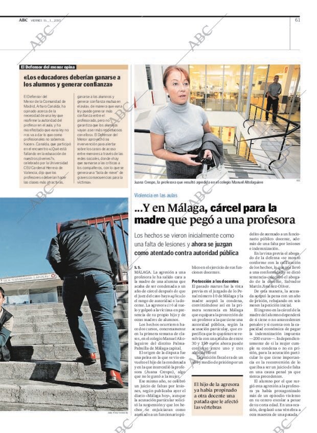 ABC MADRID 15-01-2010 página 61