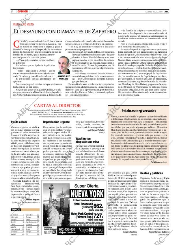 ABC MADRID 16-01-2010 página 14