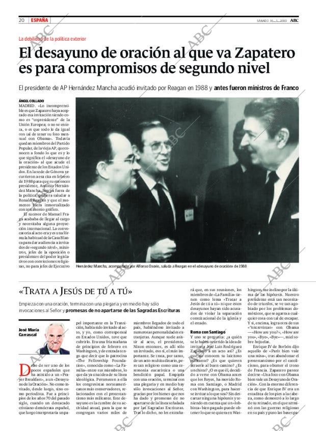 ABC MADRID 16-01-2010 página 20