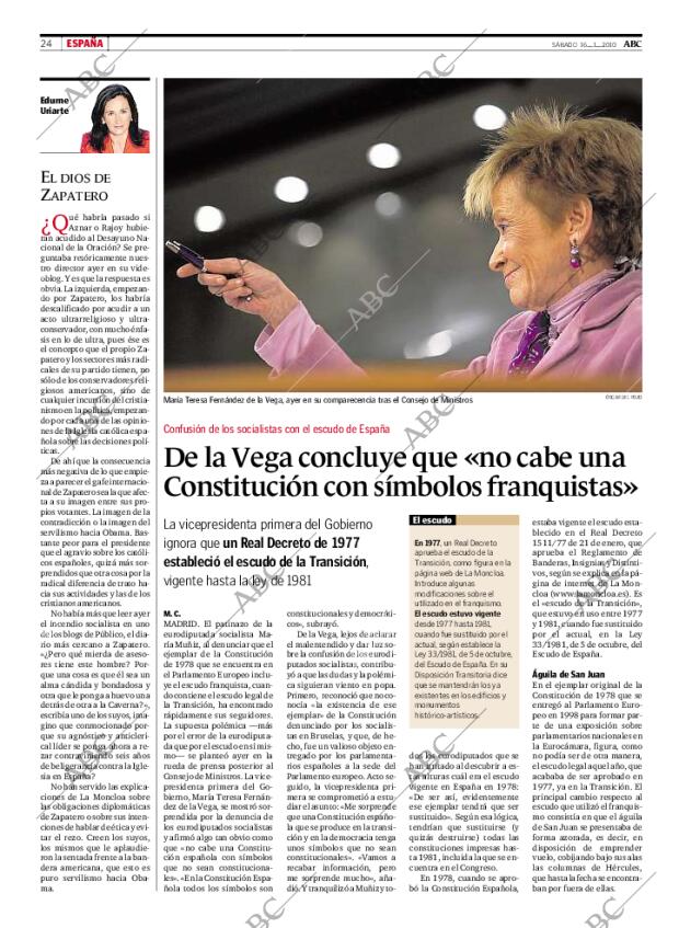 ABC MADRID 16-01-2010 página 24