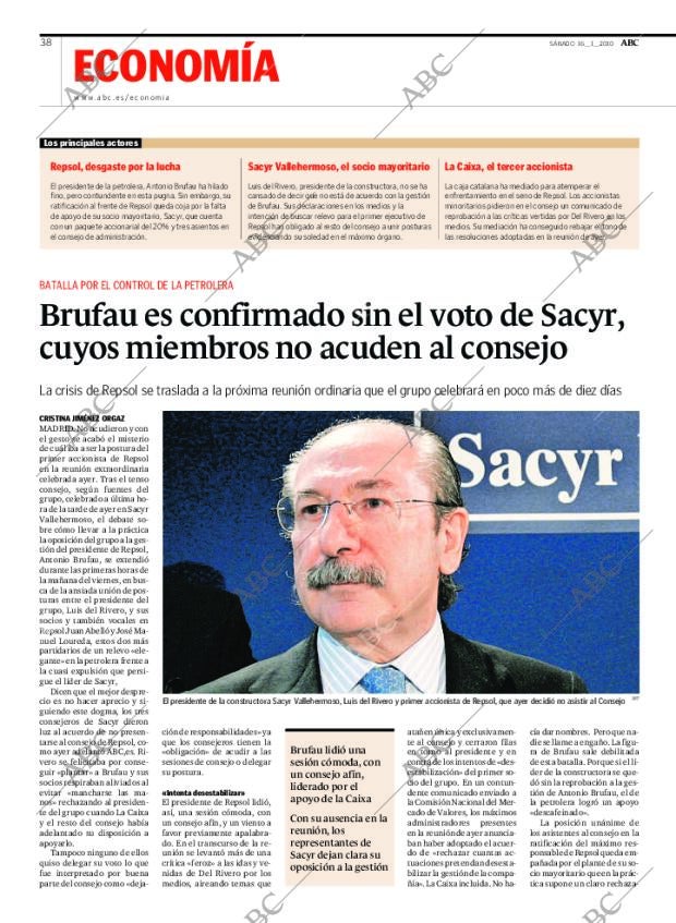 ABC MADRID 16-01-2010 página 38