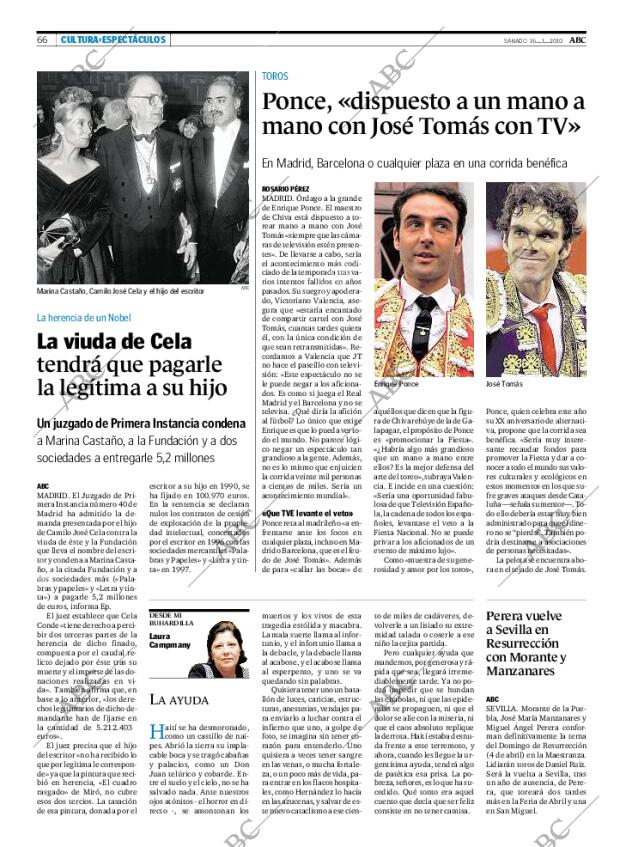 ABC MADRID 16-01-2010 página 66