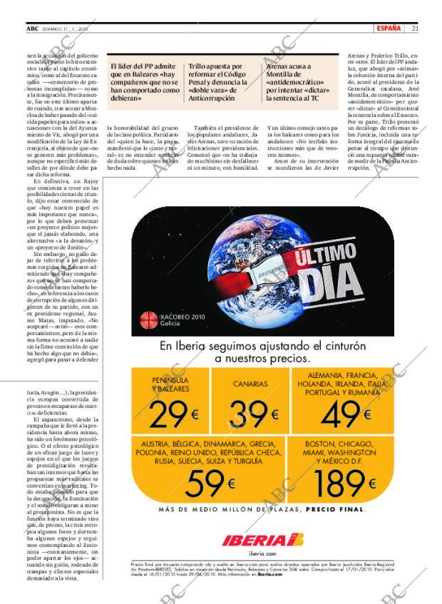 ABC MADRID 17-01-2010 página 23