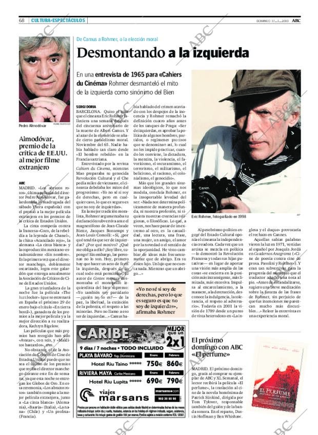 ABC MADRID 17-01-2010 página 70
