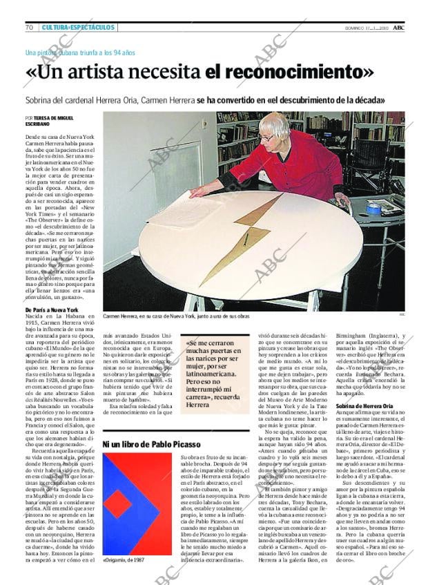 ABC MADRID 17-01-2010 página 72