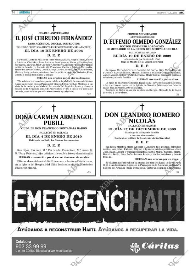 ABC MADRID 17-01-2010 página 76