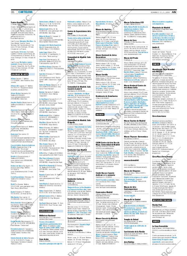 ABC MADRID 17-01-2010 página 88