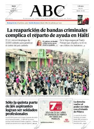 ABC MADRID 18-01-2010 página 1