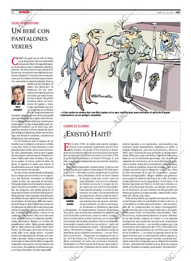 ABC MADRID 18-01-2010 página 12