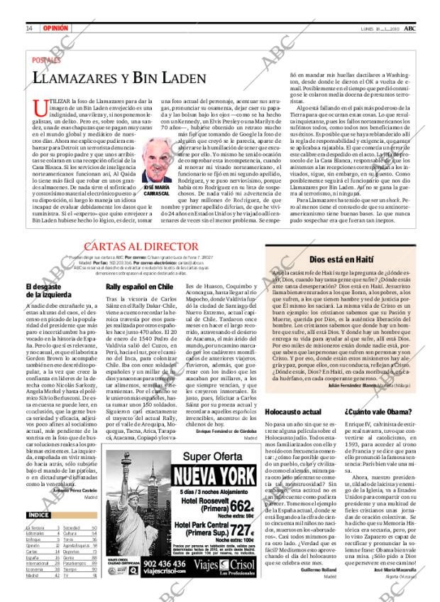 ABC MADRID 18-01-2010 página 14