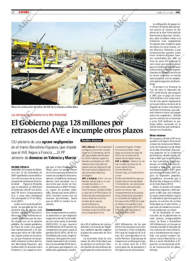 ABC MADRID 18-01-2010 página 22