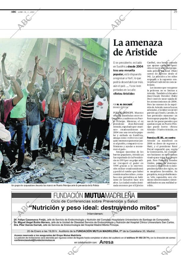 ABC MADRID 18-01-2010 página 29