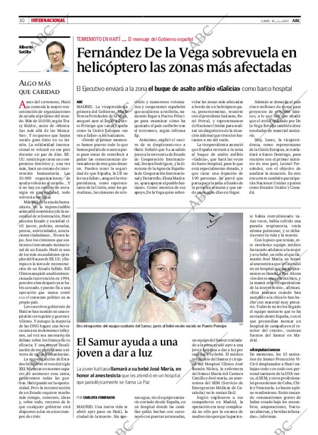 ABC MADRID 18-01-2010 página 30