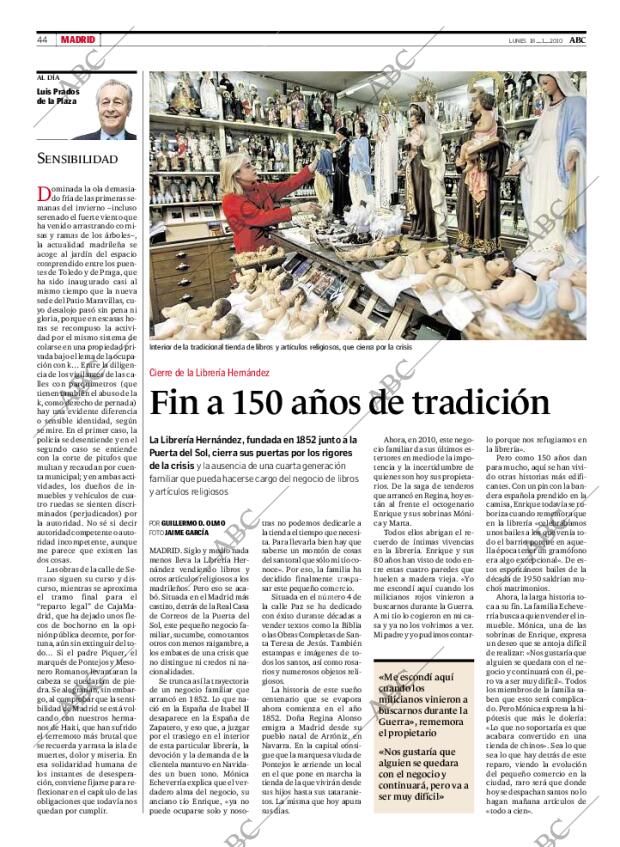 ABC MADRID 18-01-2010 página 44