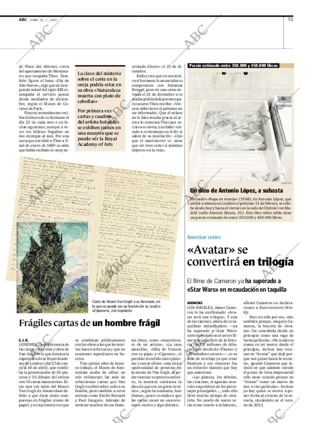 ABC MADRID 18-01-2010 página 55