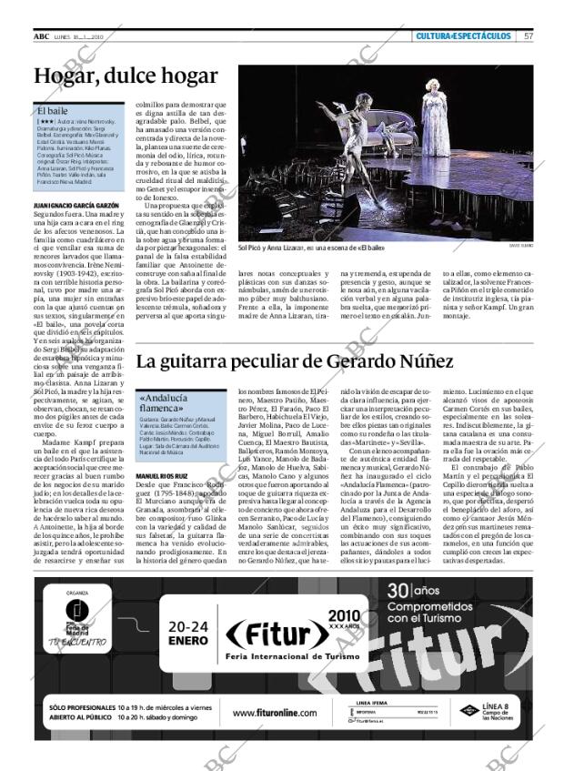 ABC MADRID 18-01-2010 página 57