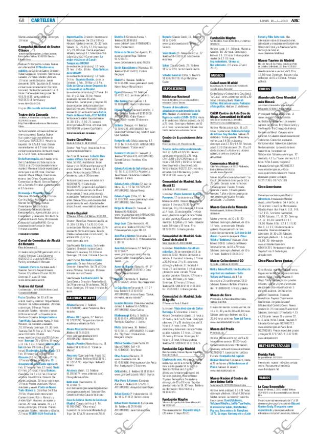 ABC MADRID 18-01-2010 página 68