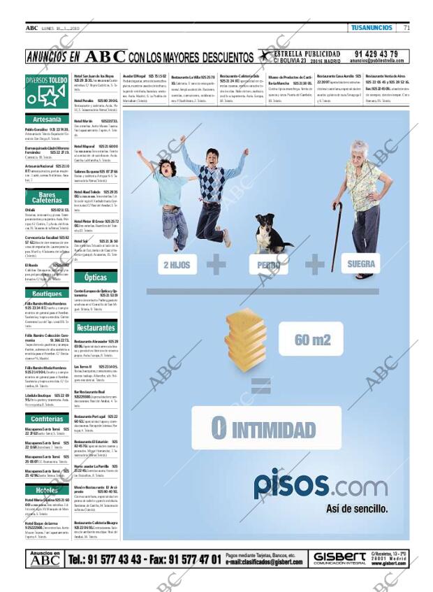 ABC MADRID 18-01-2010 página 71