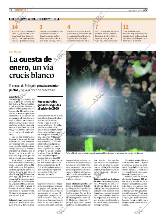 ABC MADRID 18-01-2010 página 74