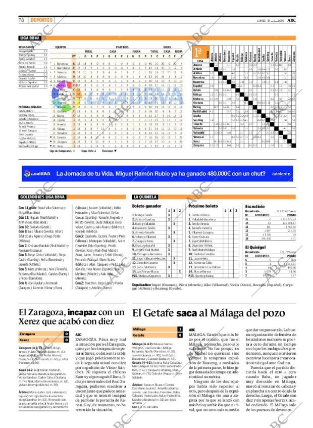ABC MADRID 18-01-2010 página 78