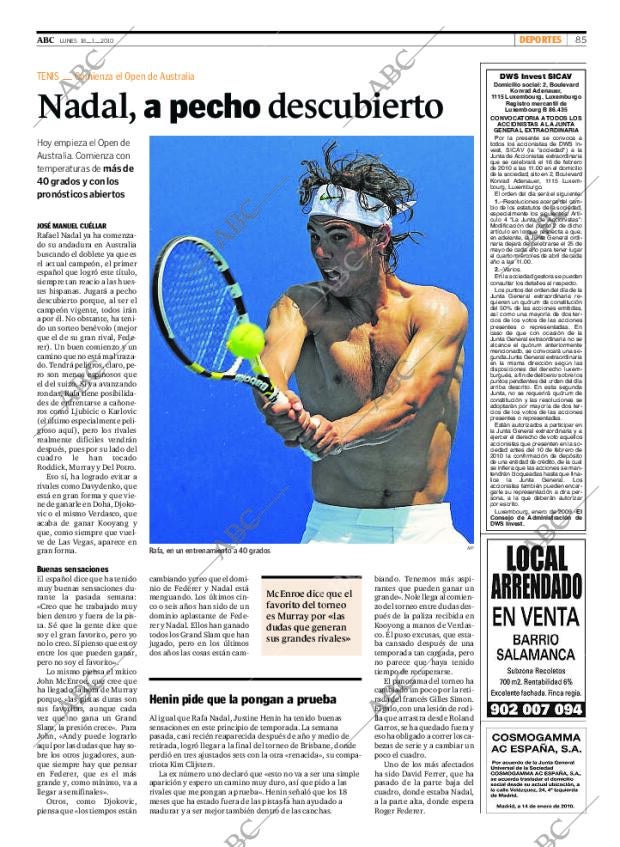 ABC MADRID 18-01-2010 página 85