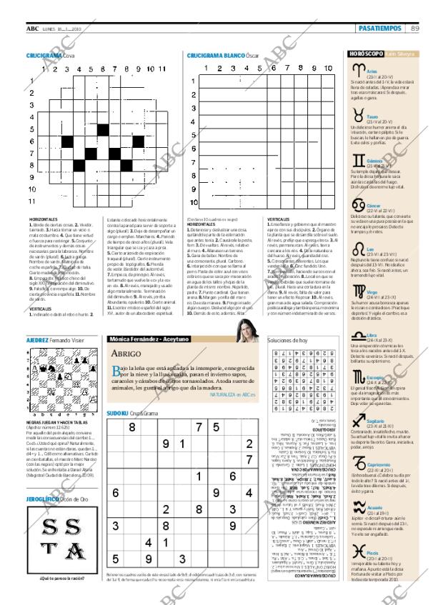 ABC MADRID 18-01-2010 página 89