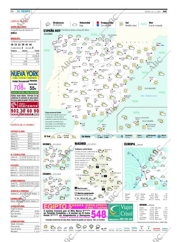 ABC MADRID 21-01-2010 página 84