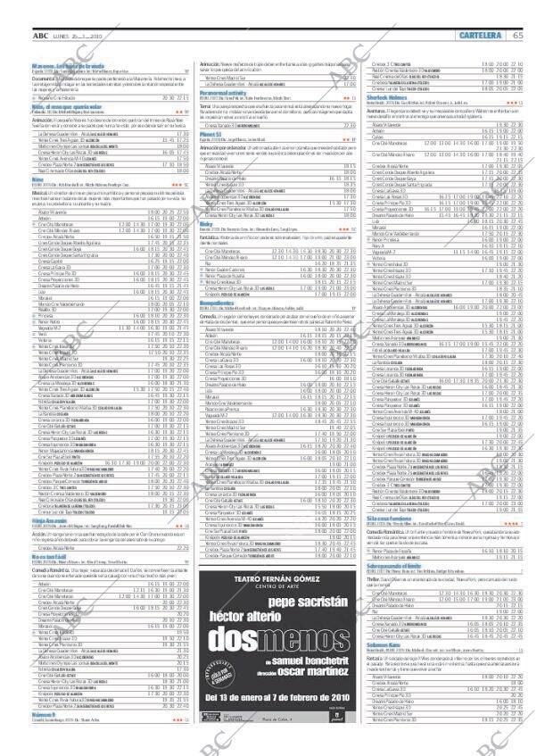 ABC MADRID 25-01-2010 página 65