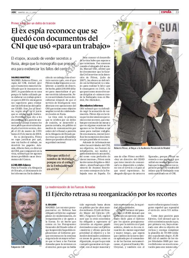 ABC MADRID 26-01-2010 página 23