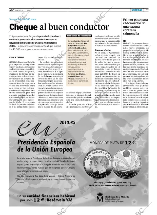 ABC MADRID 26-01-2010 página 57