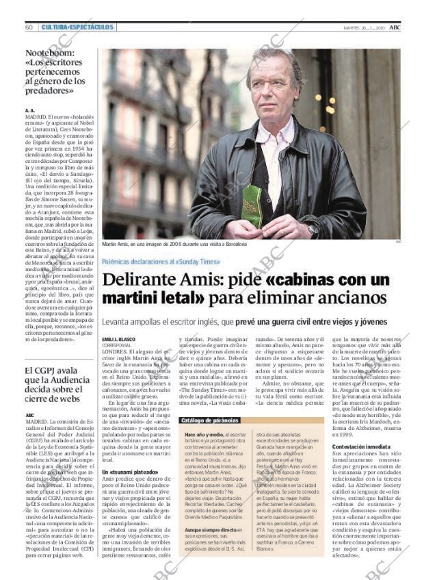 ABC MADRID 26-01-2010 página 60