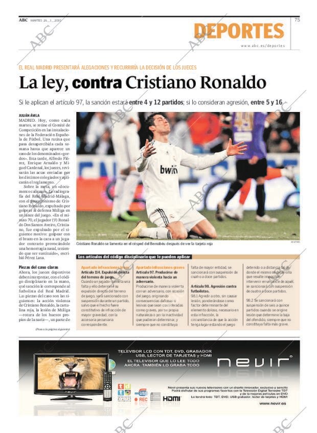 ABC MADRID 26-01-2010 página 75