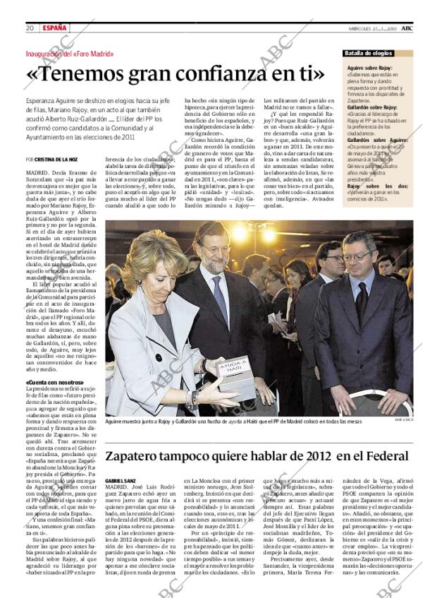 ABC MADRID 27-01-2010 página 20
