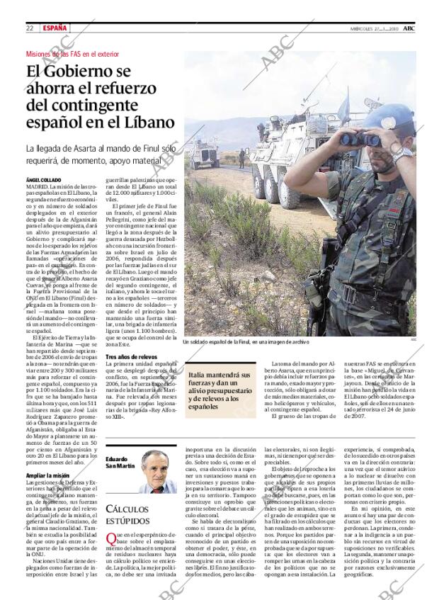 ABC MADRID 27-01-2010 página 22