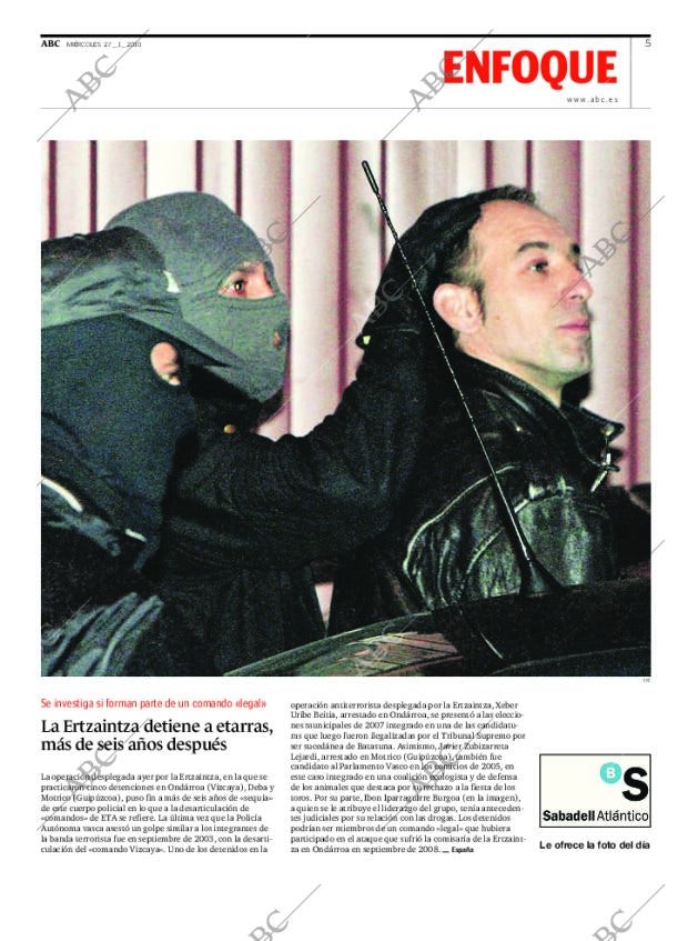 ABC MADRID 27-01-2010 página 5