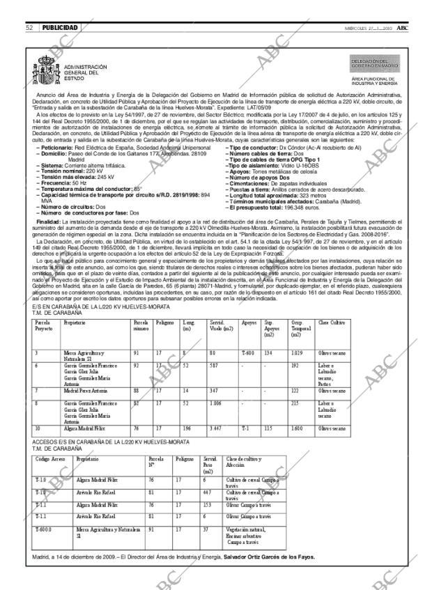 ABC MADRID 27-01-2010 página 52