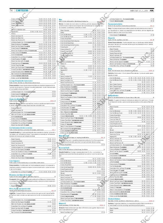ABC MADRID 27-01-2010 página 74