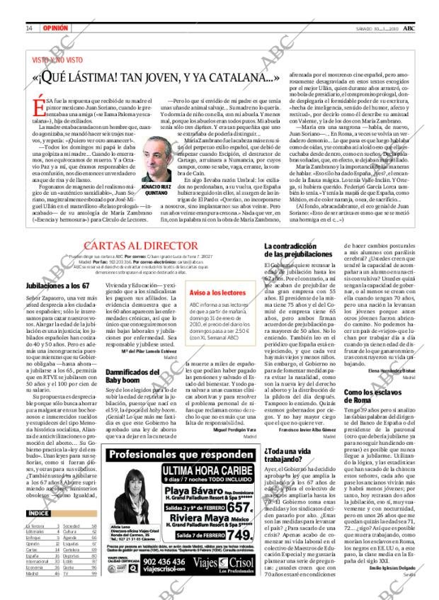 ABC MADRID 30-01-2010 página 14