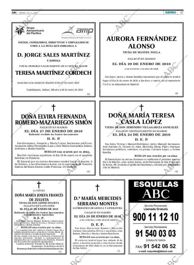 ABC MADRID 30-01-2010 página 67