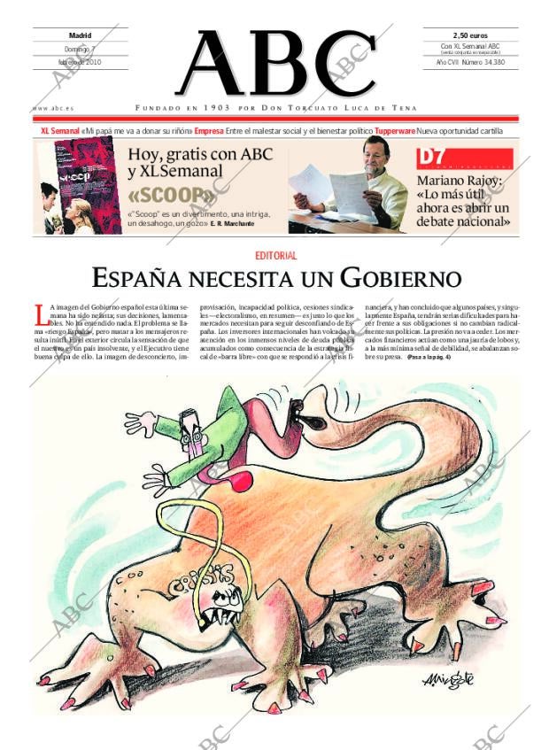 ABC MADRID 07-02-2010 página 1