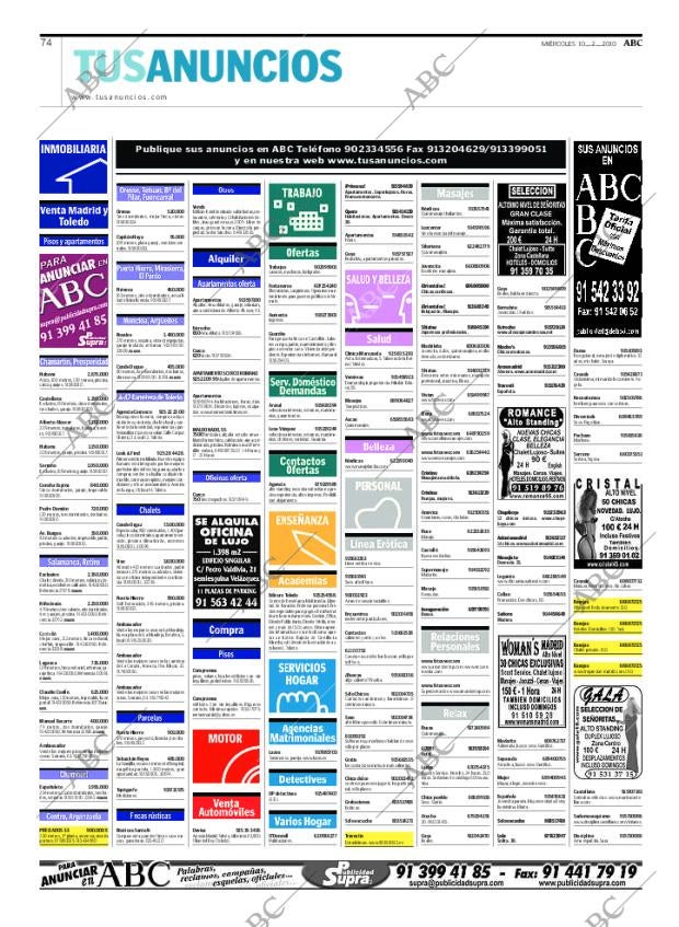 ABC MADRID 10-02-2010 página 74