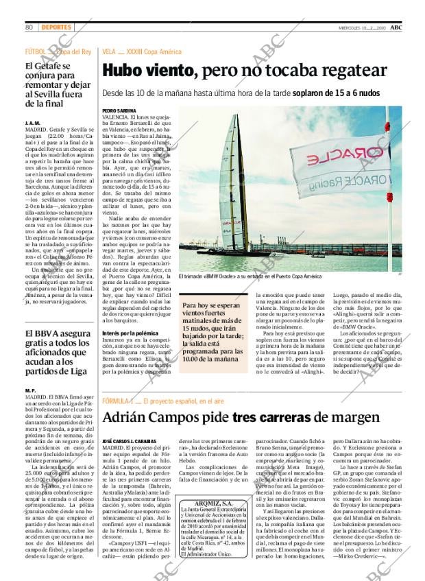 ABC MADRID 10-02-2010 página 80