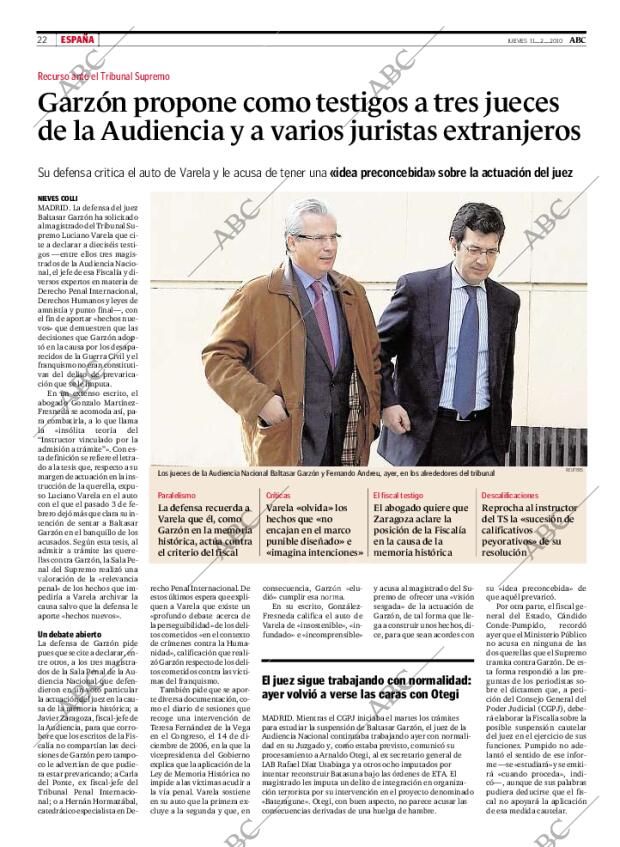 ABC MADRID 11-02-2010 página 22